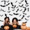 เซ็ต ตกแต่งฮาลาวีน Halloween พร้อมสติกเกอร์กาว แมงมุม ค้างคาว