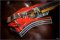 Pearson Omega Scarlett Red / Chrome Hardware