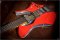 Pearson Omega Scarlett Red / Chrome Hardware