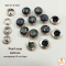 Pearl snap buttons