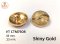 Vintage shiny gold buttons 23 mm