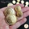 Gold Vintage Buttons for Suits (25mm)