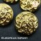 Vintage Gold Buttons 