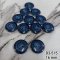 Horn-patterned buttons, blue, 16.5 mm. (100 pcs.)