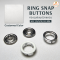 White Ring Snap Buttons