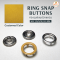 Yellow Ring Snap Buttons