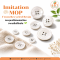 กระดุมเปลือกหอยเทียมจากเรซิ่นรีไซเคิล | Imitation MOP Buttons Eco-Friendly