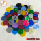 Shiny pearl buttons, assorted colors, size 11.5 mm.