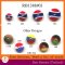 National Flag Buttons