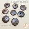 Coconut Buttons Size 30mm