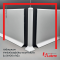 Curved Aluminium Skirting Corner