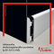 Curve Click-Lock Aluminium Skirting Corner