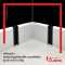 Curve Click-Lock Aluminium Skirting Corner