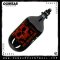 DOOM - "EXTRA LITE" TANK W/ V2 PRO REG - 68CI / 4500PSI - BLACK/RED