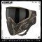 BUNKERKINGS CMD PAINTBALL MASK - BLACK DESERT - DARK SMOKE LENS