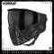 BUNKERKINGS CMD PAINTBALL MASK - PITCH BLACK - DARK SMOKE LENS