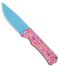 CIVIVI Jencks Dessert Warrior Fixed Blade Knife Pink G-10 (3.5" Blue)