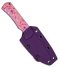 CIVIVI Jencks Dessert Warrior Fixed Blade Knife Pink G-10 (3.5" Blue)