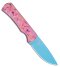 CIVIVI Jencks Dessert Warrior Fixed Blade Knife Pink G-10 (3.5" Blue)