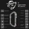 GPCA Carabiner LITE Steel