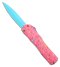 Kershaw Livewire Dessert Warrior D/E OTF Knife Pink/Sprinkle Al (3.4" Blue)