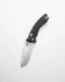 Microtech Amphibian RAM-LOK Stonewash Standard Fluted Black (137RL-10FLGTBK)