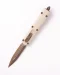 Microtech Dirac D/E Burnt Bronzed Standard Champagne (225-1 CG-C19)