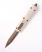 Microtech Dirac Delta D/E Burnt Bronze Standard Champagne (227-1 CG-C19)