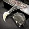 Microtech Iconic Fixed Right Hand Carry Stonewash Standard (118-10R)
