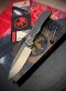 Microtech Anax S/E DLC Titanium Handle DLC Standard DLC Titanium Pivot Colla Carbon Fiber Inlay (190C-1 DLCTCFITI)