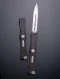 Microtech NEMESIS IV D/E STONEWASH FINISH HARDCOAT ANODIZED AIRCRAFT ALLOY DOUBLE VAPOR BLAST 17-4 STAINLESS (1152-10MS1)