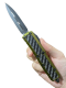 Microtech Daytona D/E Signature Series OD Green Standard Carbon Fiber Intay (126-1 ODCFIS)