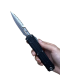 Microtech Ultratech Gen III EX-ZBP Bayonet Signature Series Stonewash Full Serrated (1120EX-12 S)