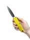 Microtech UTX-85 Gen IV D/E OTF Automatic Knife Yellow Aluminum (12324-1 YW)