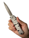 Microtech Hera II Mini D/E Signature Series Mummy Wrap (1702M-1 HWMYS)