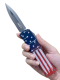 Microtech Hera D/E Signature Series Flag Apocalyptic Standard (702-10 APFLAGS)