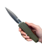 Microtech Glock Bayonet Black Blade & Hardware Standard OD Green Chassis (80-1OD)