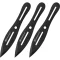 Smith & Wesson Bullseye 8" Throwing Knives, 3-Pack Black