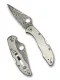 Spyderco Delica 4 Titanium Damascus