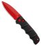 Boker Black Widow Kalashnikov Dagger Automatic Knife (3.25" Red D2)