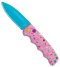 Boker Dessert Warrior® Kalashnikov Dagger Automatic Knife (3.25" Blue) Donut
