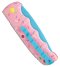 Boker Dessert Warrior Kalashnikov Tanto Automatic Knife (3.25" Blue) Donut