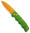 Boker KalashniCob Automatic Knife Husk Green (Serrated Edge)