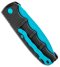 Boker Blue Scorpion Kalashnikov Dagger Automatic Knife (3.25" Electric Blue D2)