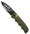 Boker Warhawk Kalashnikov Dagger Automatic Knife Green (3.25" Black D2)