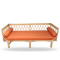 Natural rattan sofa