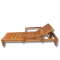 Teak Wood Sunbed