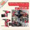 Milwaukee M18 FRT เครื่องยิงรีเวทไร้สาย แรงดึงสูงสุด 20kN พร้อมระบบเก็บตะปูในตัว +ฟรีลูกรีเวท 4-4 (ประกันศูนย์)