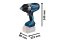 BOSCH GDS 18V-1050 H Professional ประแจลมไร้สาย กำลังบิด 1050Nm เครื่องเปล่า (ของแท้/ประกันศูนย์)