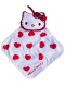 ผ้าเช็ดมือ Hello Kitty สีขาวแดง